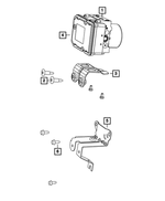 68270549AA - Brakes: Anti-lock Brake Control Unit for Jeep: Cherokee Image