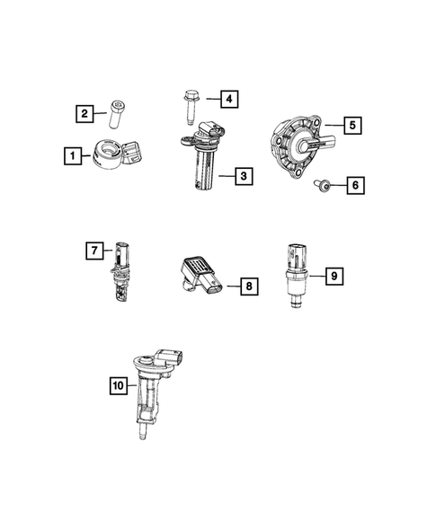 Sensors for 2019 Jeep Cherokee #1