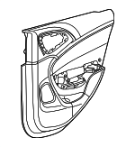 5VD98DX9AA - Body: Door Trim Panel for Chrysler: 200 Image