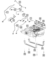 4721754AB - Fuel: Jumper Wiring for Chrysler: Town &amp; Country | Dodge: Grand Caravan | Ram: C/V Image
