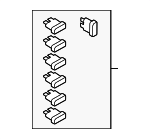 11215A - : Mini Fuse for Mazda: 3, 6, 626, CX-7, CX-9, Miata, MPV, MX-5 Miata, RX-8, Tribute Image