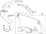 42875531 - : Lower Gate Trim for Buick: Envista Image