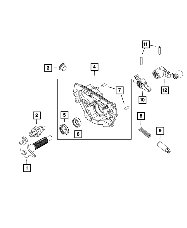« 68403936AA – Transmission : Sélecteur Levier pour Mopar Image »