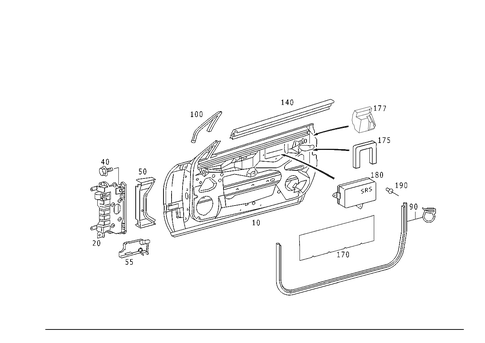 Front Doors for 1999 Mercedes-Benz CL500 #0