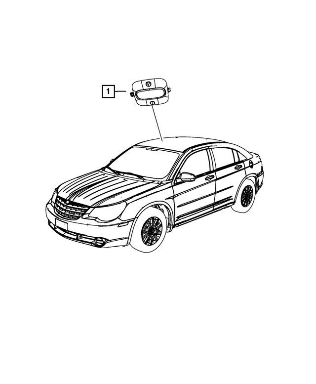 1BX26DW1AH - Electrical: Intrusion Module Sensor for Mopar Image image