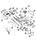 5PF371VXAA - Interior Trim: Cup-Holder for Chrysler: 300 Image
