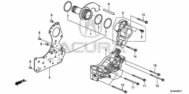 AT Regulator Body (6AT) for 2011 Acura RL #0