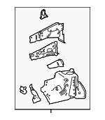 537020R030 - Body: Apron Assembly for Toyota: RAV4 Image