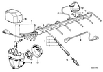 12121722253 - Engine Electrical System: Ignition Wiring for BMW Image