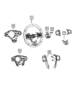 1VZ23XSAAA - Steering: Steering Wheel for Mopar Image
