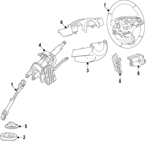 Steering Column for 2025 Buick Envista #0
