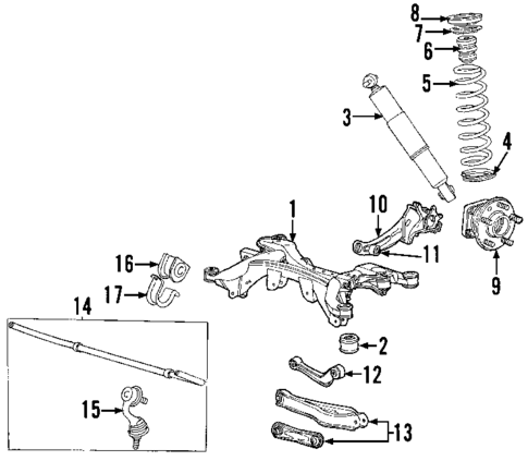 Rear Suspension for 2008 Jaguar X-Type #0