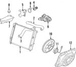1511057 - Cooling System: ACDelcoâ„¢ Thermostat Housing for GM Image
