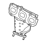 285103L320 - : Catalytic Converter With Integrated Exhaust Manifold for Kia: Sedona Image