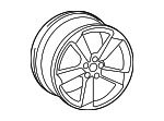 4G9601025M - Tire &amp; Wheel: Wheel for Audi Image