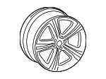 4G0601027E - Tire &amp; Wheel: Wheel for Audi Image