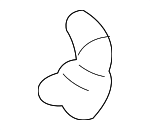 66136FA040 - Body: Lower Panel Clip for Subaru: Impreza Image