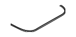 NE52R1761D - Body: Weatherstrip for Mazda: MX-5 Miata Image