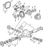 E7TZ4215A - Universals &amp; Rear Axle: Pinion Gear Kit for Ford: Bronco, Bronco II, E-150 Econoline, E-150 Econoline Club Wagon, E-250 Econoline, E-350 Econoline, Expedition, Explorer, F-150, F-250, F-350, Ranger | Lincoln: Navigator, Town Car | Mercury: Mountaineer Image