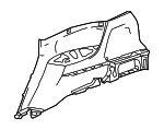 84620TZ5A11ZA - Body: Lower Quarter Trim for Acura Image