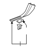 15227960 - Body: Carpet Retainer for Chevrolet: Equinox | Pontiac: Torrent Image image