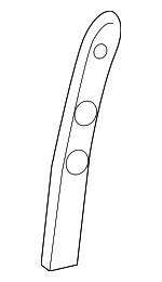 10400113 - Body: Upper Center Pillar Trim Cover for Pontiac: Torrent Image image