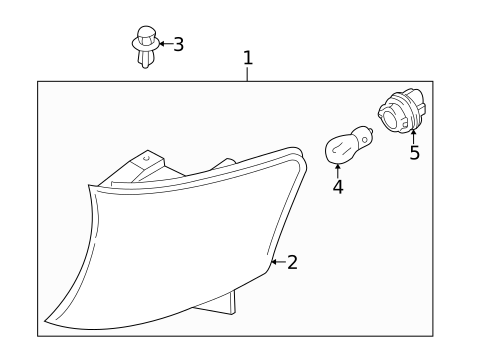 Side Marker & Signal Lamps for 2003 Mazda MPV #0