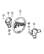 6RN501A3AB - Steering: Steering Wheel for Mopar Image