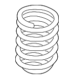 31336890982 - Suspension: Spring for BMW Image