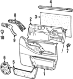 3A0867148D - : Insulator for Volkswagen: Passat Image