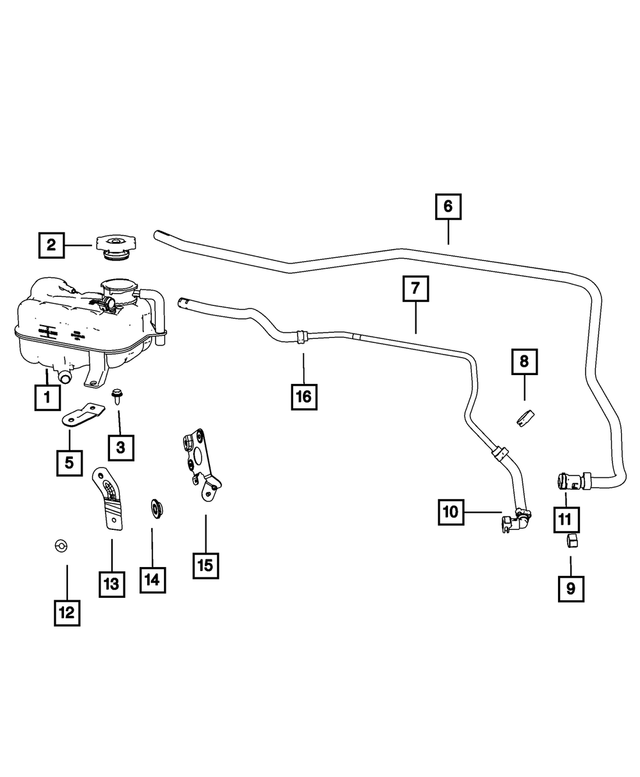 6106116AA - Cooling: Pan Head Screw for Mopar Image