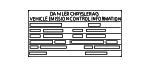4635844246 - Body: Emission Label for Mercedes-Benz Image