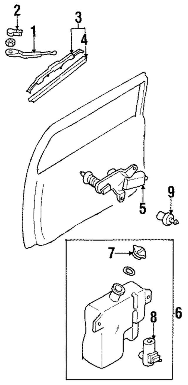 2908319500 - : Wiper Blade Refill for Acura Image