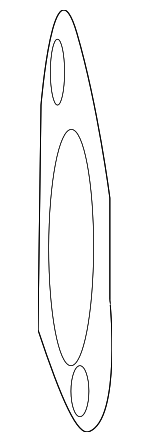 287513S100 - Exhaust: Front Pipe Gasket for Hyundai Image