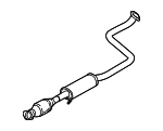 28650AA600 - : Muffler &amp; Pipe Assembly for Hyundai Image