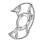 45255TRXA00 - : Splash Shield for Acura Image