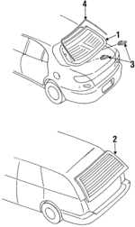 F7CZ5442006AC - : Back Glass for Ford Image