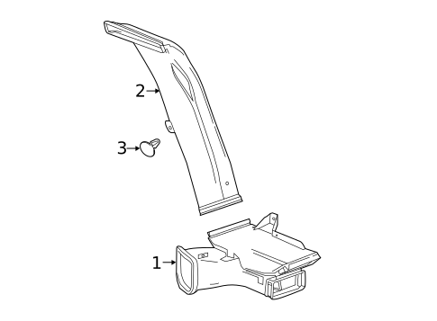 Ducts for 2015 Chevrolet Tahoe #1