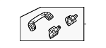 83240T20A01ZA - Body: Grip Handle for Honda Image