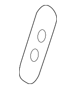 2326930500 - Body: Rear Body Trim Cap for Mercedes-Benz Image