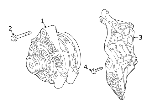 Alternator for 2020 Land Rover Discovery #0