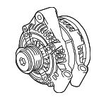LR076696 - : Alternator for Land-Rover Image