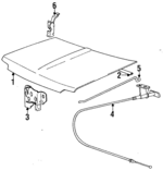 MB312999 - Body: Hood for Dodge: Colt Image