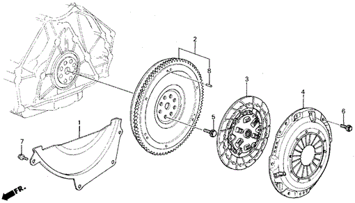 MT Clutch for 1990 Acura Legend #0