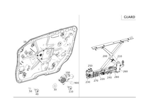 Window Regulator for 2016 Mercedes-Benz S550e #0