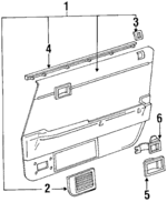 676202C02004 - Body: Trim Panel Assembly for Toyota: Cressida Image