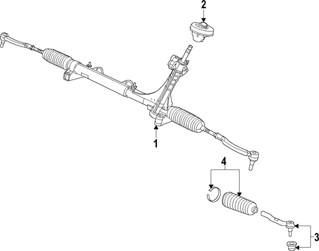 68613418AB - Steering: Steering Gear for Mopar Image