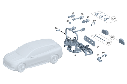 Rear End Carrier Systems for 2025 Mercedes-Benz EQS 450 SUV #0