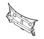 982121674BOK1 - : Rear Duct for Porsche: 718 Boxster, 718 Cayman, 718 Spyder Image