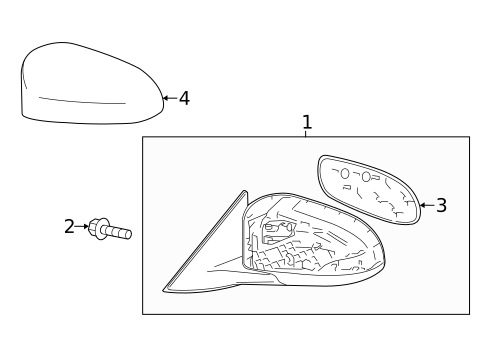 Outside Mirrors for 2013 Toyota Camry #0